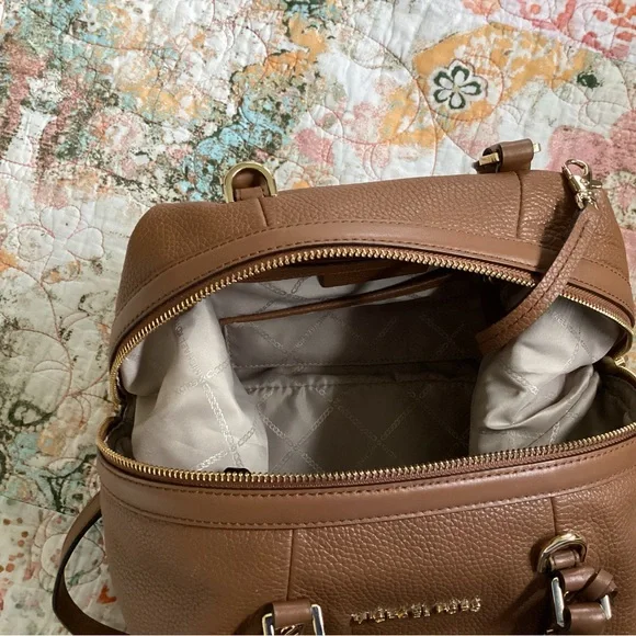 Michael Kors Tan Leather Satchel - Picture 6 of 6
